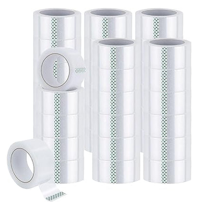 Carton Sealing Tape, 75/ case per pallet 2" x 110 yd, Acrylic, 2.0 Mil, Clear, 36 Rolls per Case （Sold by the Pallet）