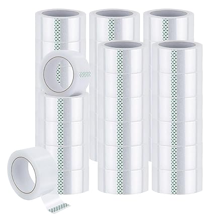 Carton Sealing Tape, 75/ case per pallet 2" x 110 yd, Acrylic, 2.0 Mil, Clear, 36 Rolls per Case （Sold by the Pallet）