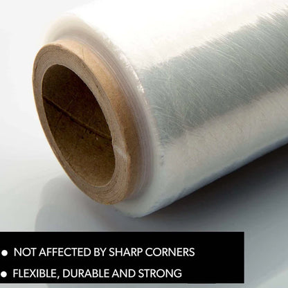 18" 80 gauge Stretch Wrap, Clear, 1,000' per Roll, 4 rolls per case (1 pallet 90/cases sold by pallet Price per case: $32.88)